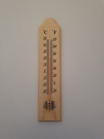 Wooden Thermometer