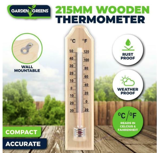 Wooden Thermometer